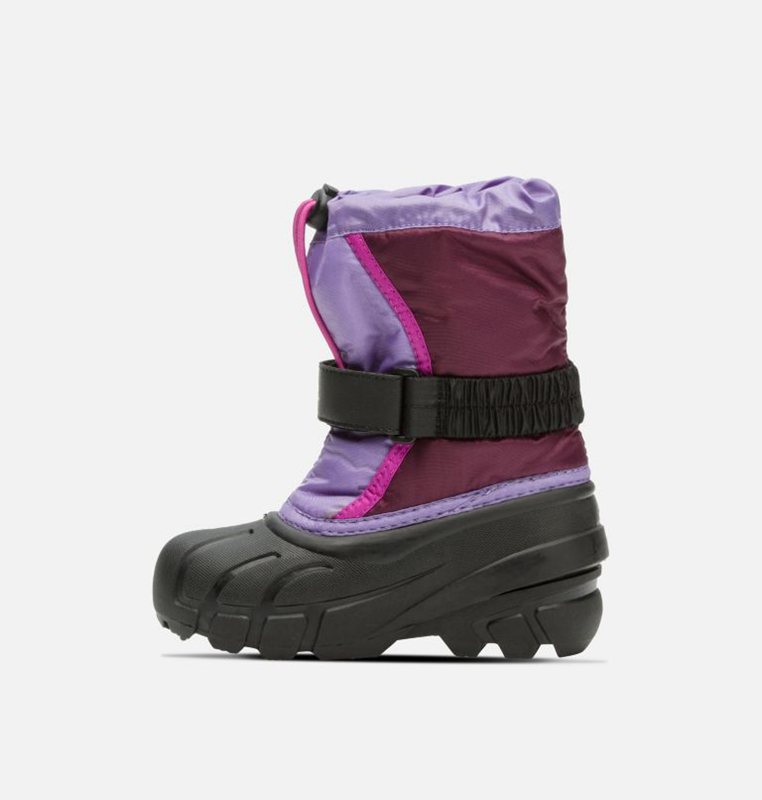 Sorel Barn Vinterkängor Lila/Svarta - Childrens Flurry™ - YFQ-549836